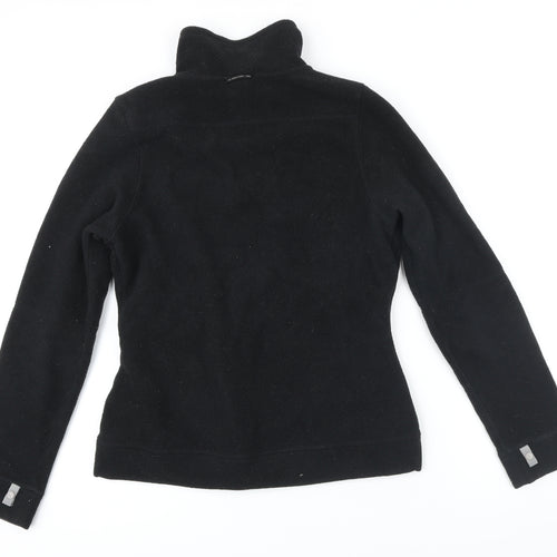 The North Face Womens Black Polyester Blend Full Zip Sweatshirt Size M Zip