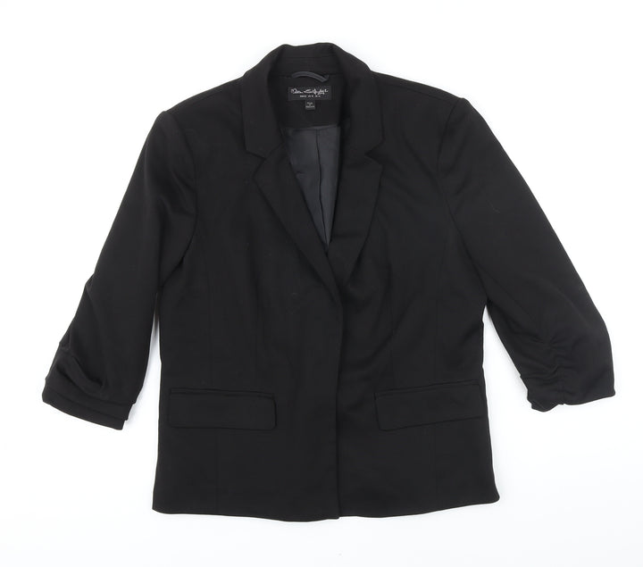 Miss Selfridge Womens Black Jacket Blazer Size 10