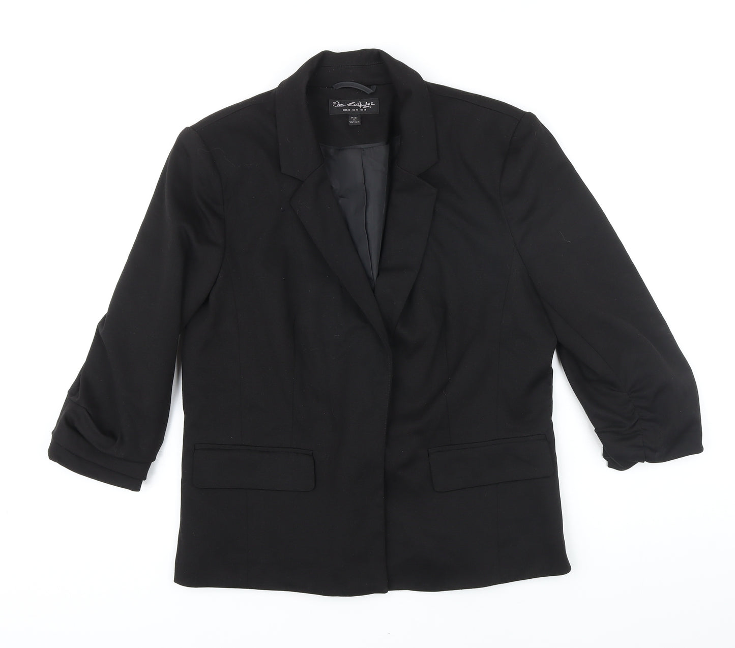 Miss Selfridge Womens Black Jacket Blazer Size 10