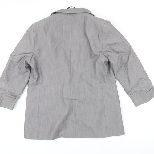 Dorothy Perkins Womens Grey Jacket Blazer Size 12