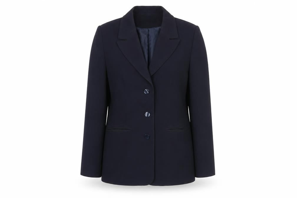 Aramanto Womens Blue Jacket Blazer Size 14 Button