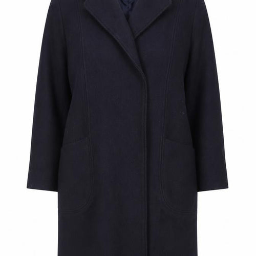 & Other Stories Womens Black Overcoat Coat Size 6 Button