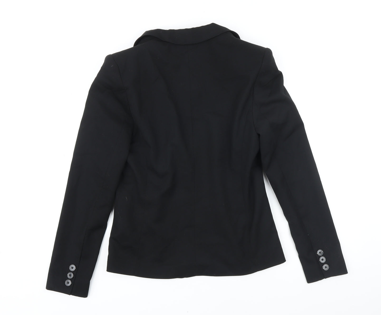 NEXT Womens Black Jacket Blazer Size 10 Button
