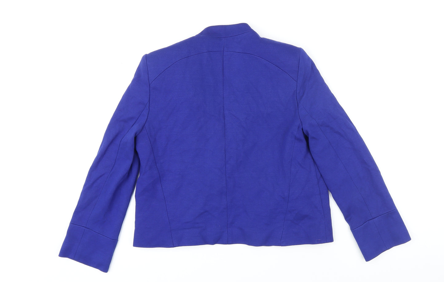 Topshop Womens Blue Jacket Blazer Size 8