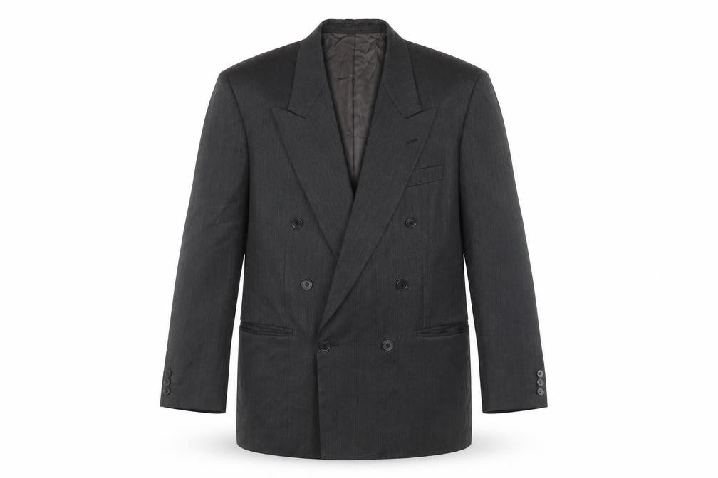 Marks & Spencer Mens Grey Polyester Jacket Blazer Size 38 Regular