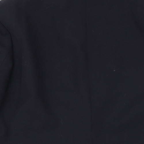 Trevira Mens Blue Polyester Jacket Blazer Size 54 Regular