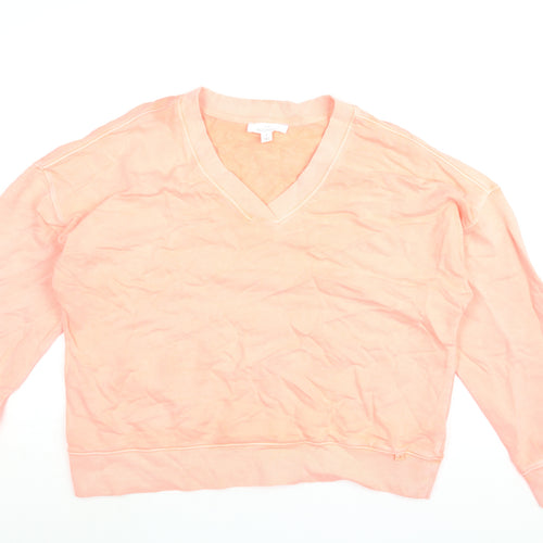 B By Boutique Womens Pink Cotton Pullover Sweatshirt Size S Pullover