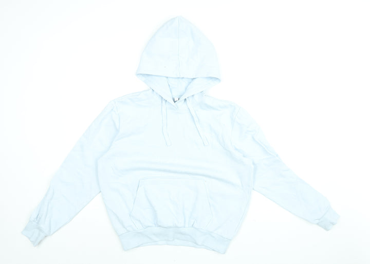 H&M Womens Blue Cotton Pullover Hoodie Size S Pullover - Love