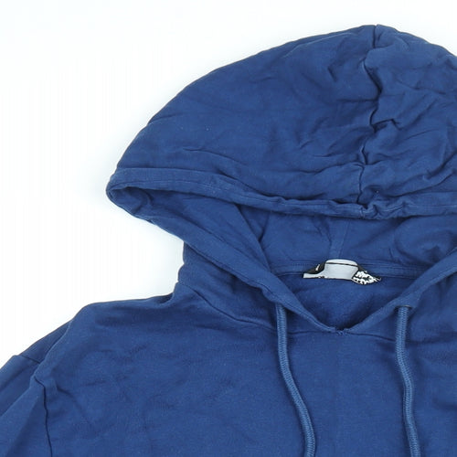 ASOS Mens Blue Cotton Pullover Hoodie Size L