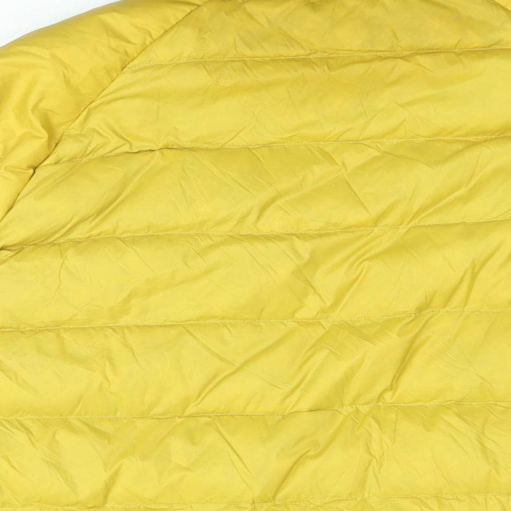 Marks and Spencer Mens Yellow Gilet Coat Size 4XL Zip