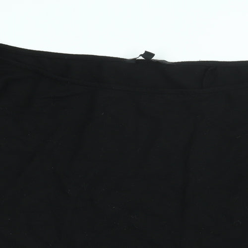 Friends Like These Womens Black Polyester Basic T-Shirt Size 22 Round Neck