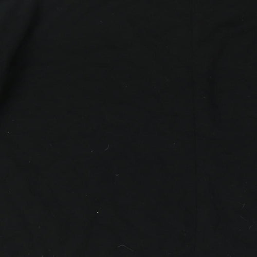 Friends Like These Womens Black Polyester Basic T-Shirt Size 22 Round Neck