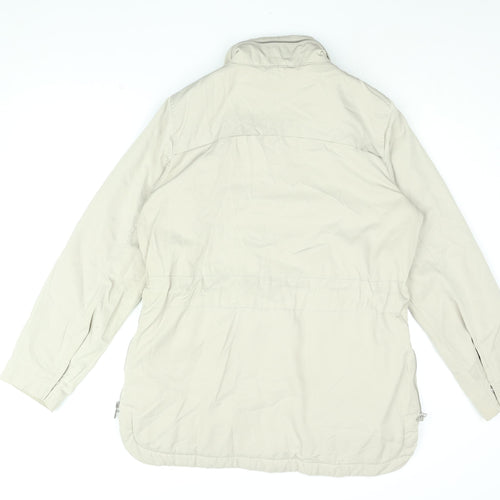 NEXT Womens Beige Jacket Coat Size 14 Zip
