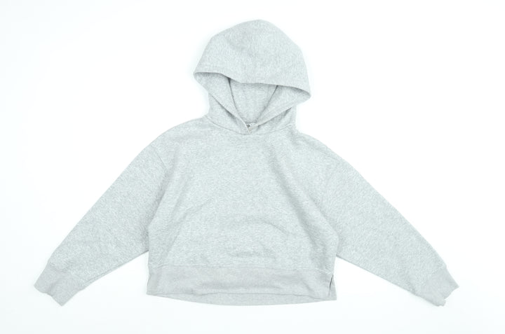 Zara Womens Grey Cotton Pullover Hoodie Size S Pullover