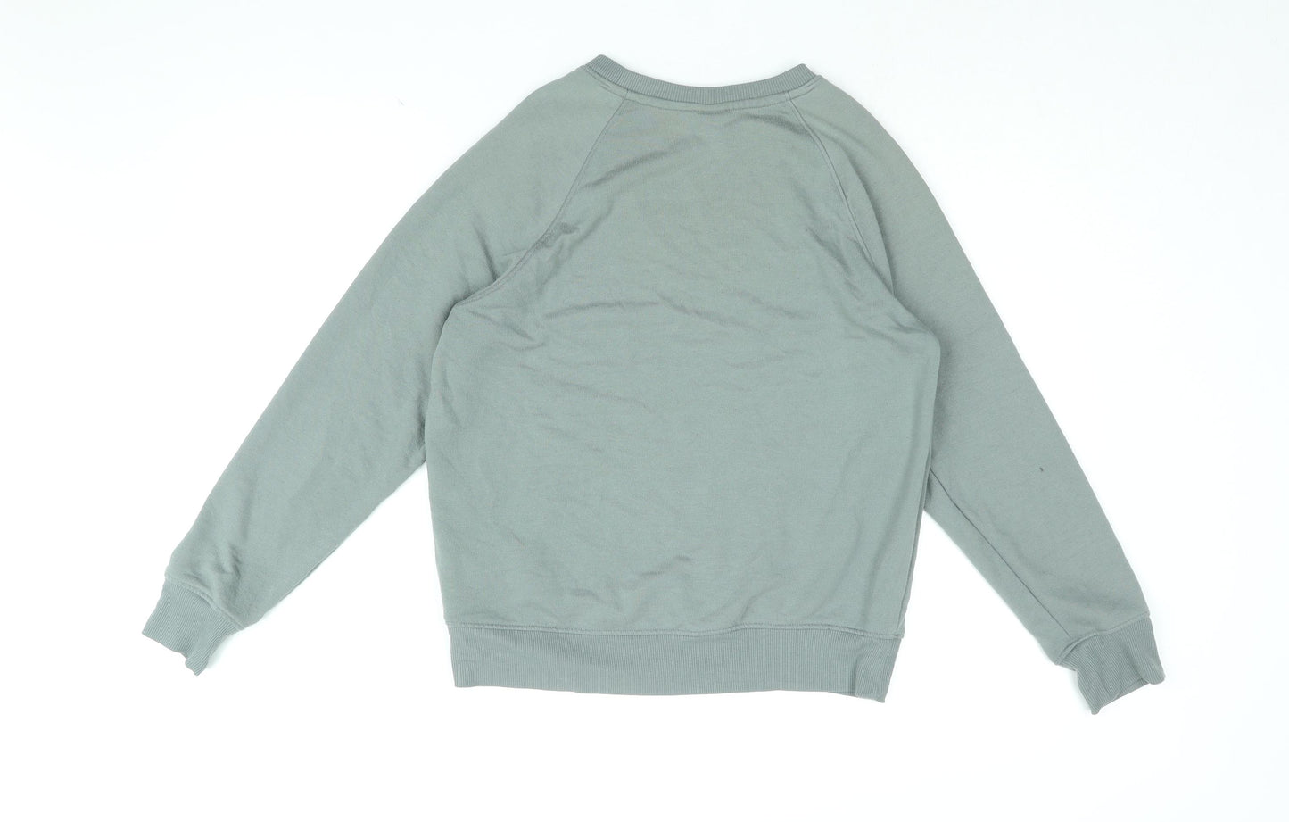 H&M Womens Green Polyester Pullover Sweatshirt Size XS Pullover