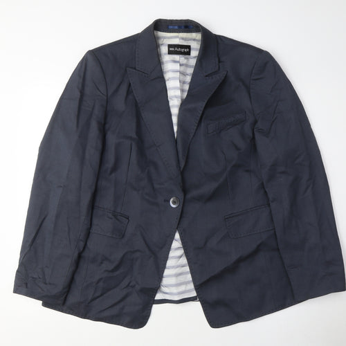 Marks and Spencer Women's Blue Blazer Size M