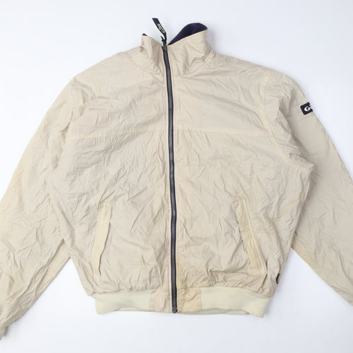 GAP Men's Beige Windbreaker Jacket L - Vintage Style