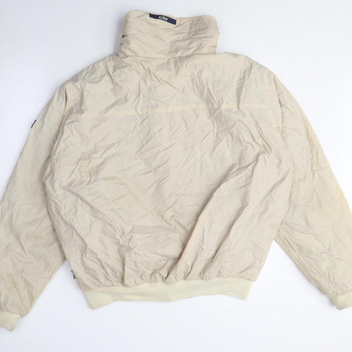 GAP Men's Beige Windbreaker Jacket L - Vintage Style