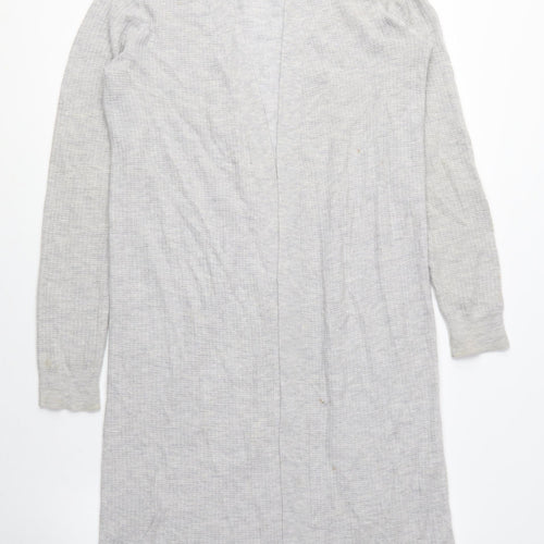 Theory Women's Grey Cardigan, L, Wool Blend, Casual