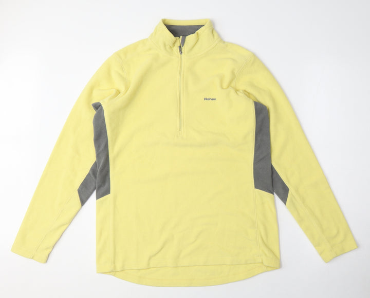 Rohan Yellow Fleece Pullover Sweatshirt Medium Unisex
