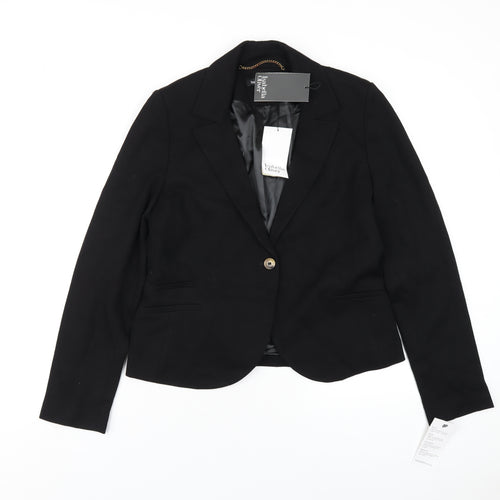 Isabella Oliver Womens Black Jacket Blazer Size 12 Button