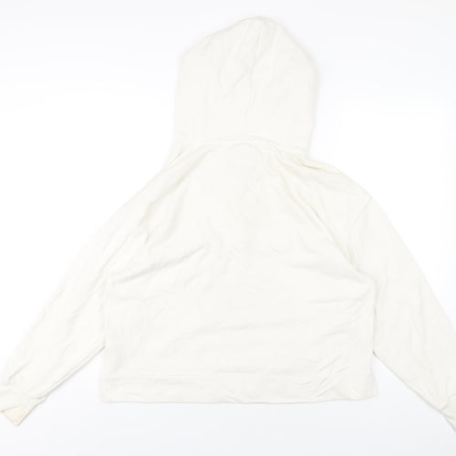 Gap Womens Ivory Cotton Pullover Hoodie Size S Pullover