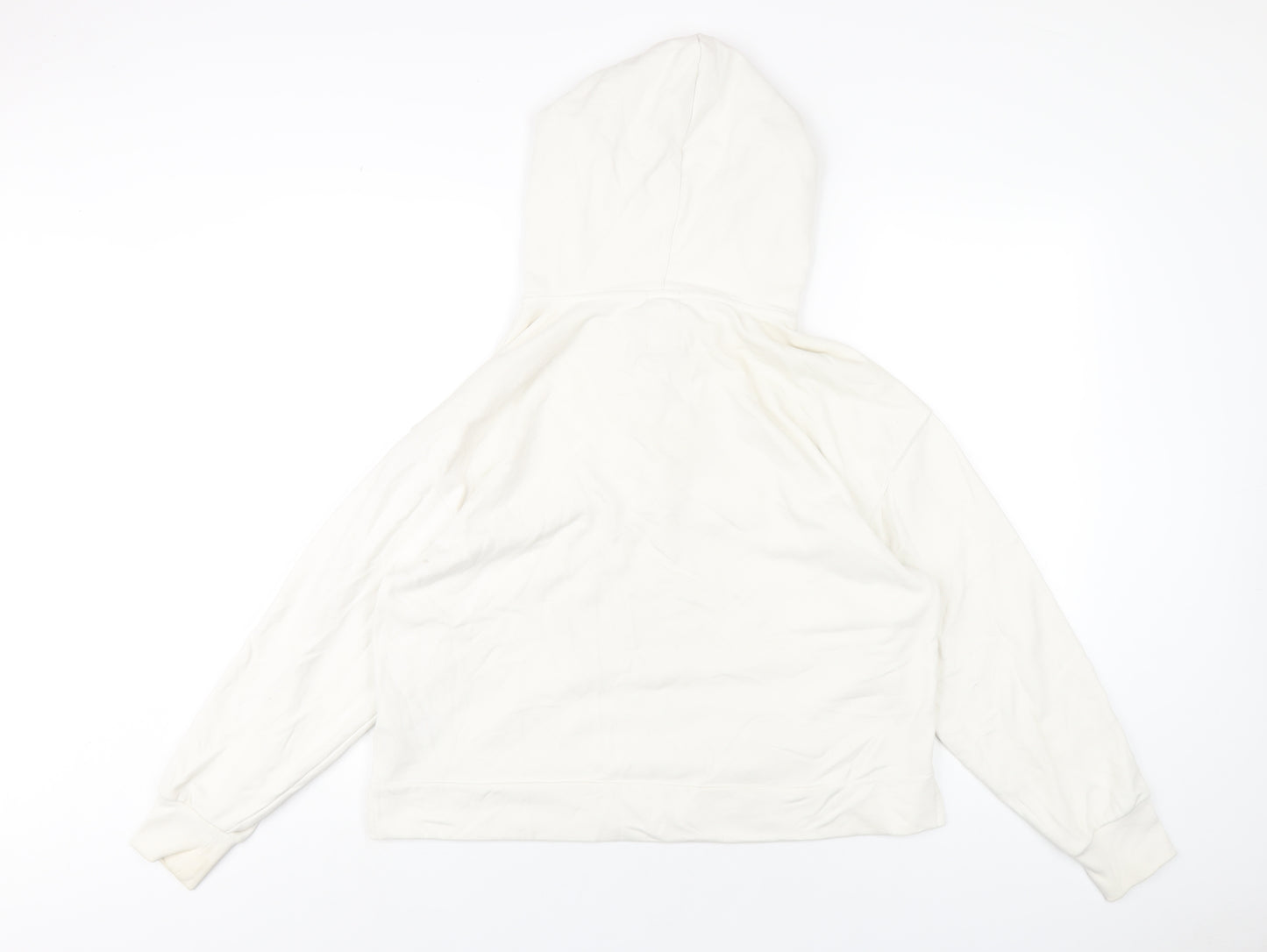 Gap Womens Ivory Cotton Pullover Hoodie Size S Pullover