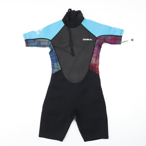 Gul Boys Multicoloured Geometric Neoprene One Piece Size L Zip - Wet Suit
