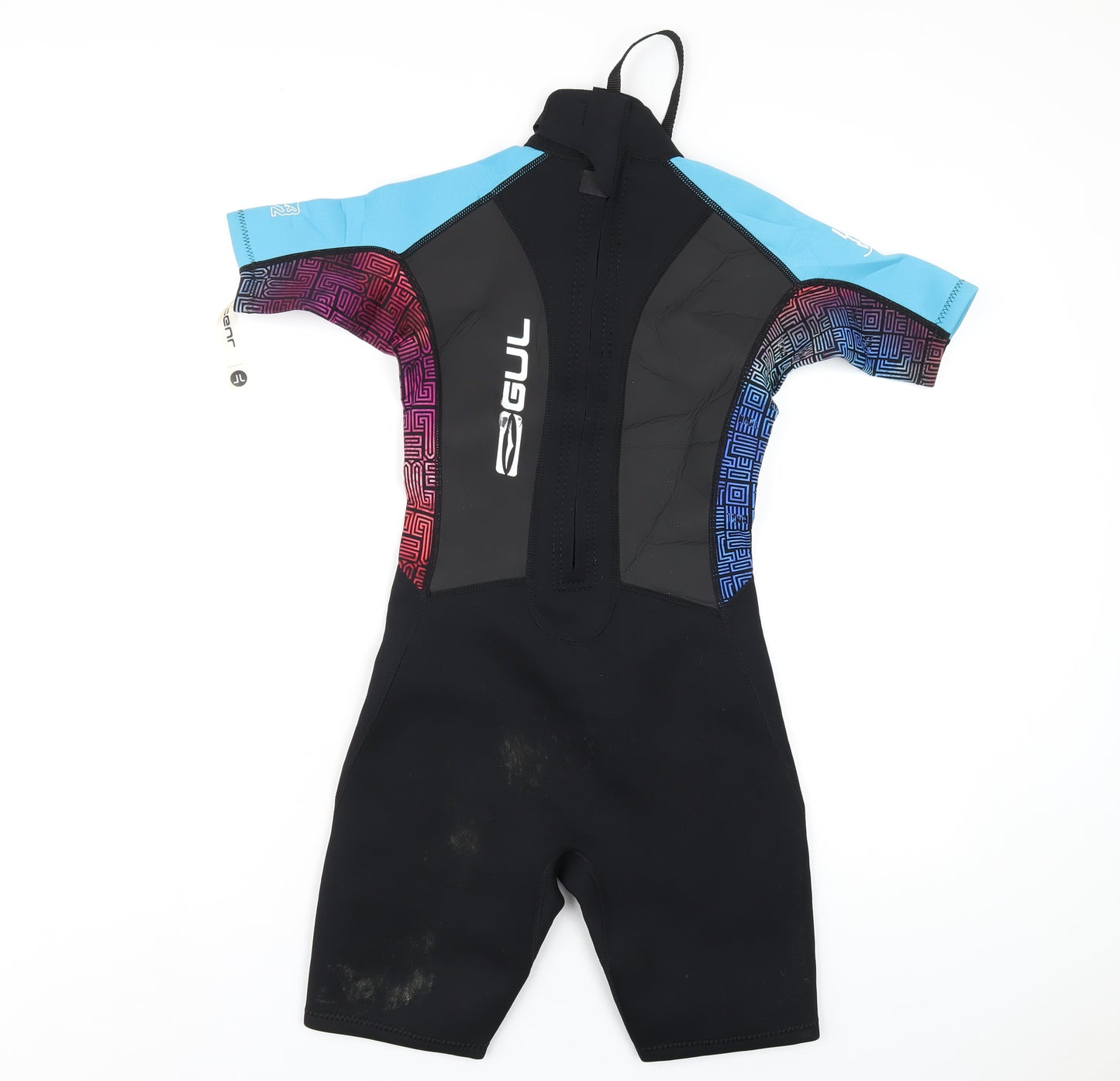 Gul Boys Multicoloured Geometric Neoprene One Piece Size L Zip - Wet Suit