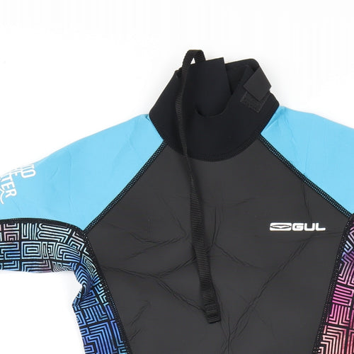 Gul Boys Multicoloured Geometric Neoprene One Piece Size L Zip - Wet Suit