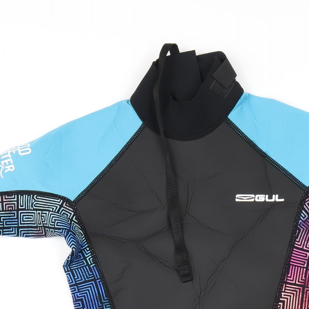 Gul Boys Multicoloured Geometric Neoprene One Piece Size L Zip - Wet Suit