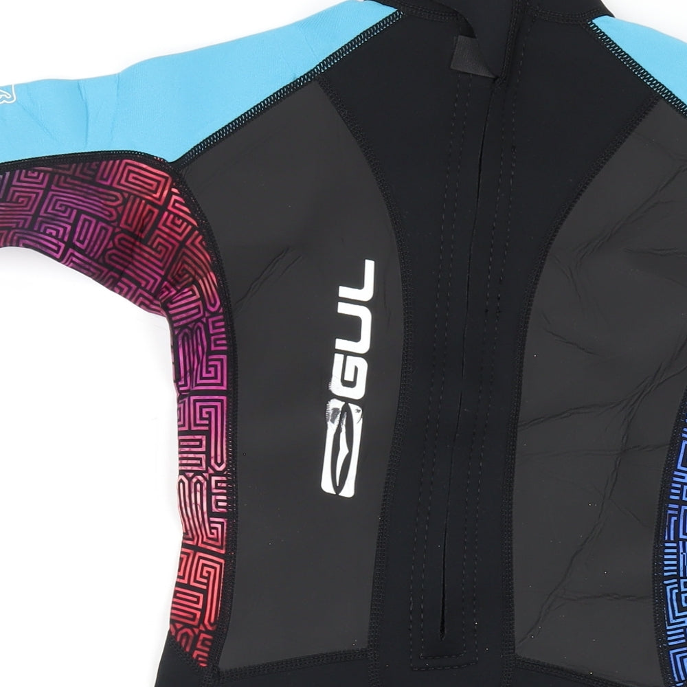 Gul Boys Multicoloured Geometric Neoprene One Piece Size L Zip - Wet Suit