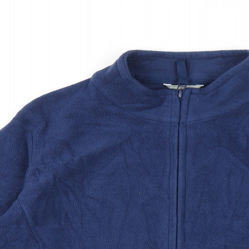 Marks and Spencer Womens Blue Jacket Size 16 Zip