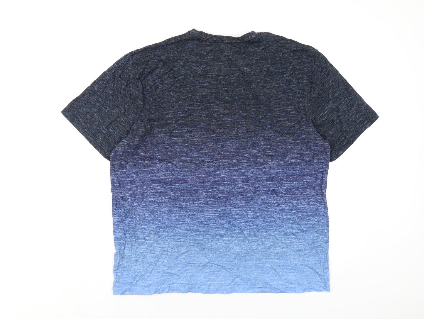 NEXT Mens Blue Cotton T-Shirt Size L Round Neck