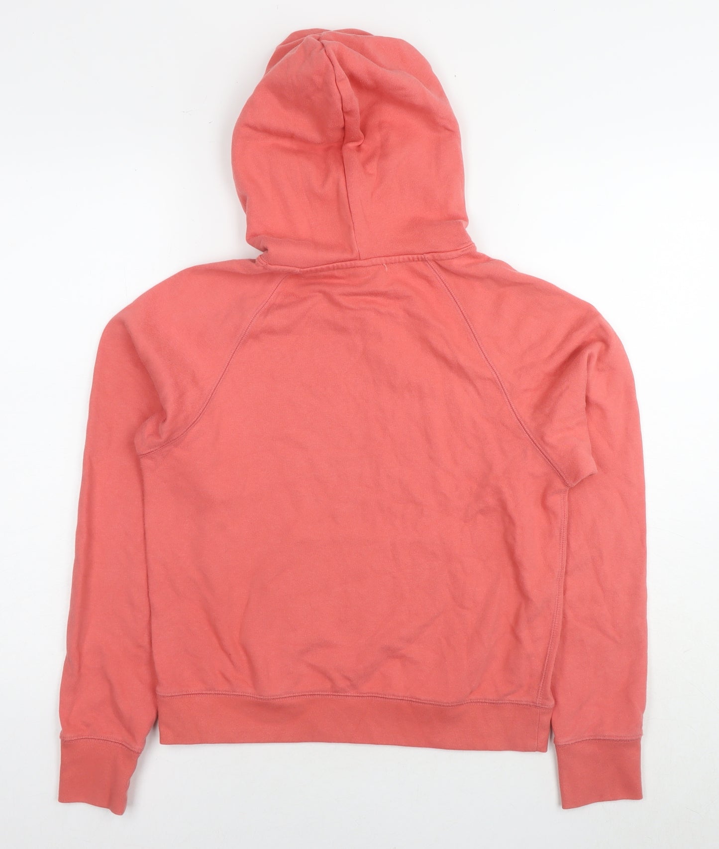 Uniqlo Womens Red Cotton Pullover Hoodie Size S Pullover