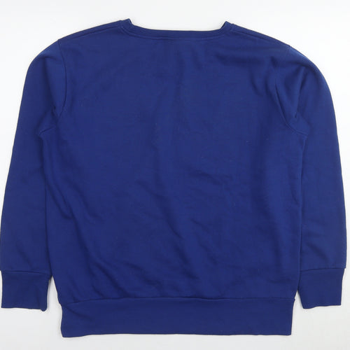 Popeye Mens Blue Polyester Pullover Sweatshirt Size M - Popeye the Sailor