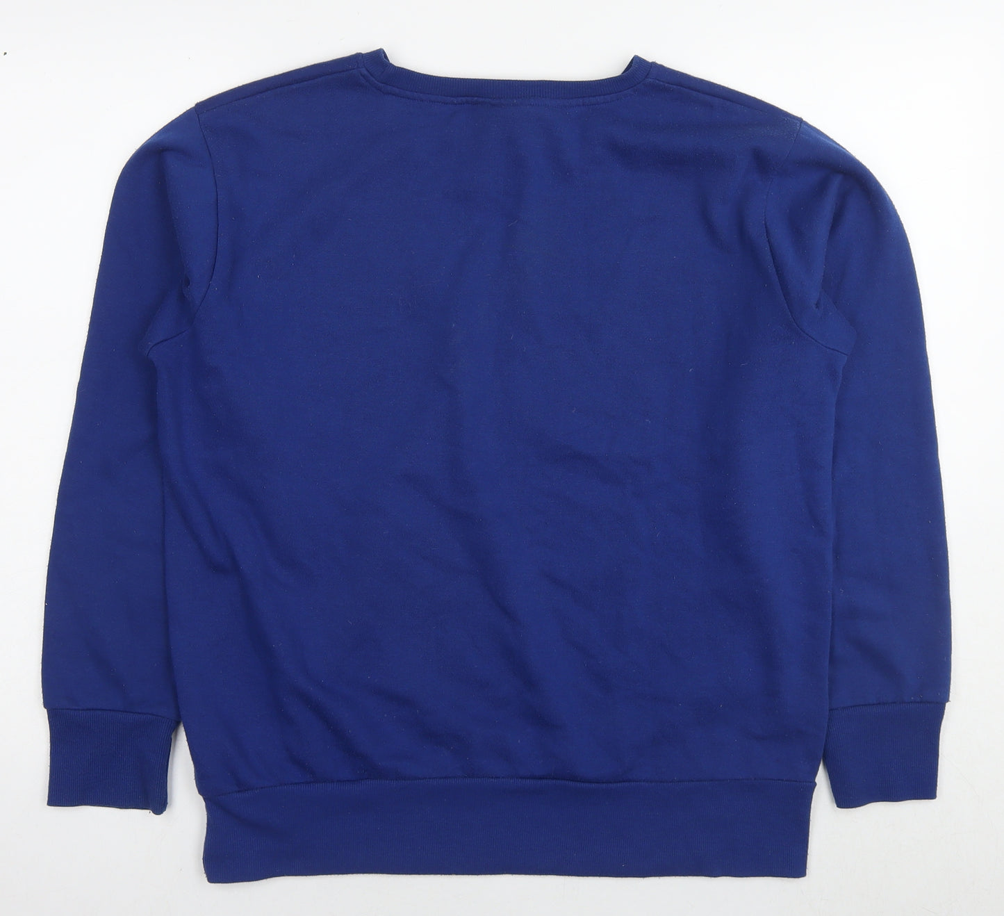 Popeye Mens Blue Polyester Pullover Sweatshirt Size M - Popeye the Sailor