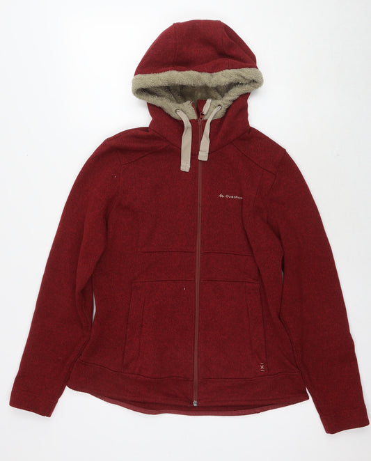 DECATHLON Womens Red Jacket Size L Zip