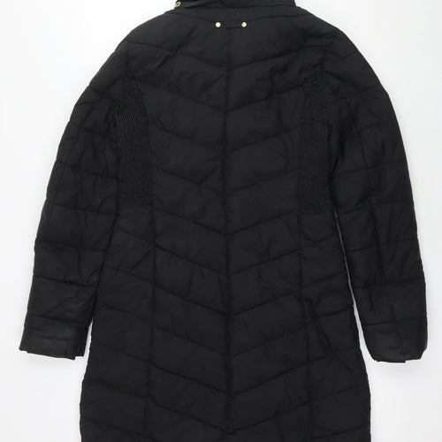 Joules Womens Black Jacket Size 10 Zip