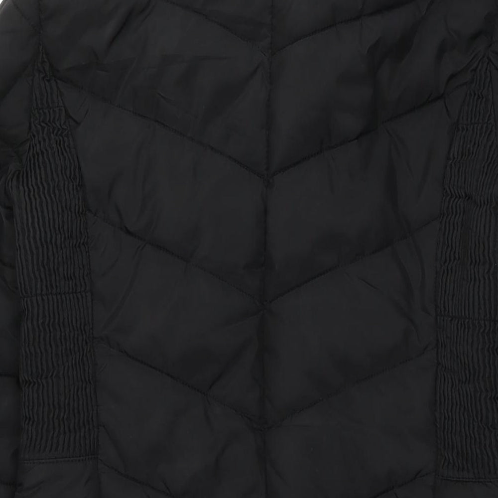 Joules Womens Black Jacket Size 10 Zip