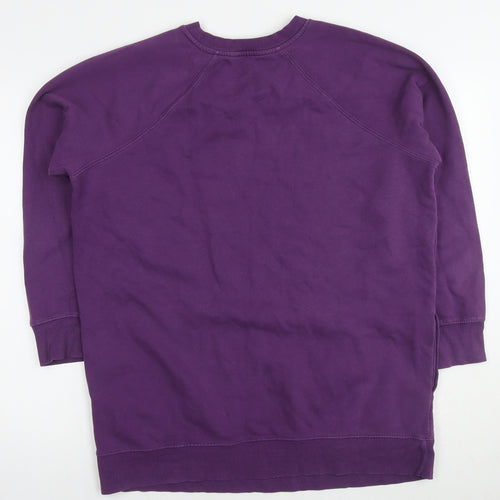 NEXT Womens Purple Cotton Pullover Sweatshirt Size L Pullover