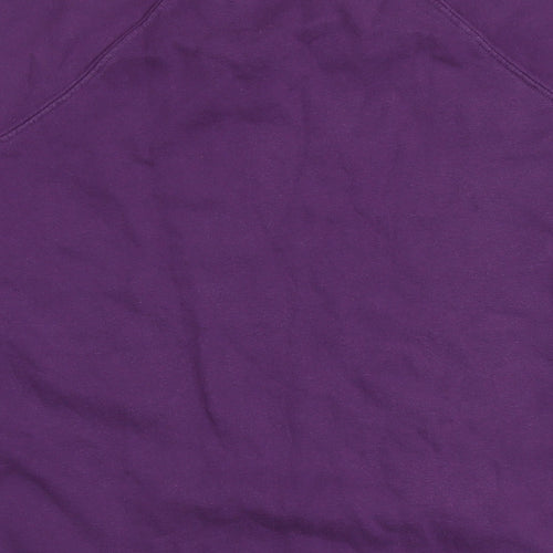 NEXT Womens Purple Cotton Pullover Sweatshirt Size L Pullover