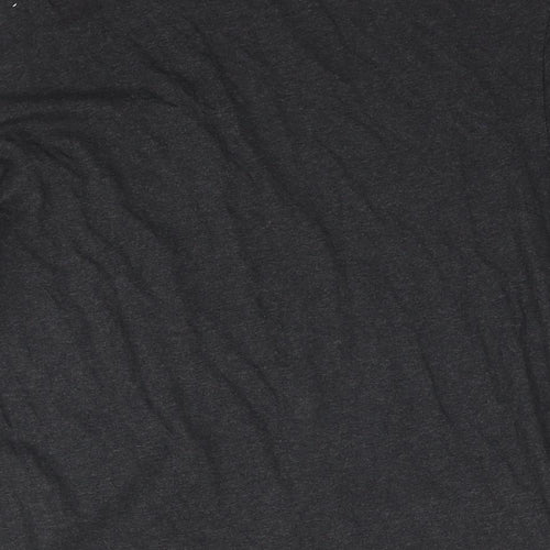 Boss Mens Grey Cotton T-Shirt Size L Round Neck