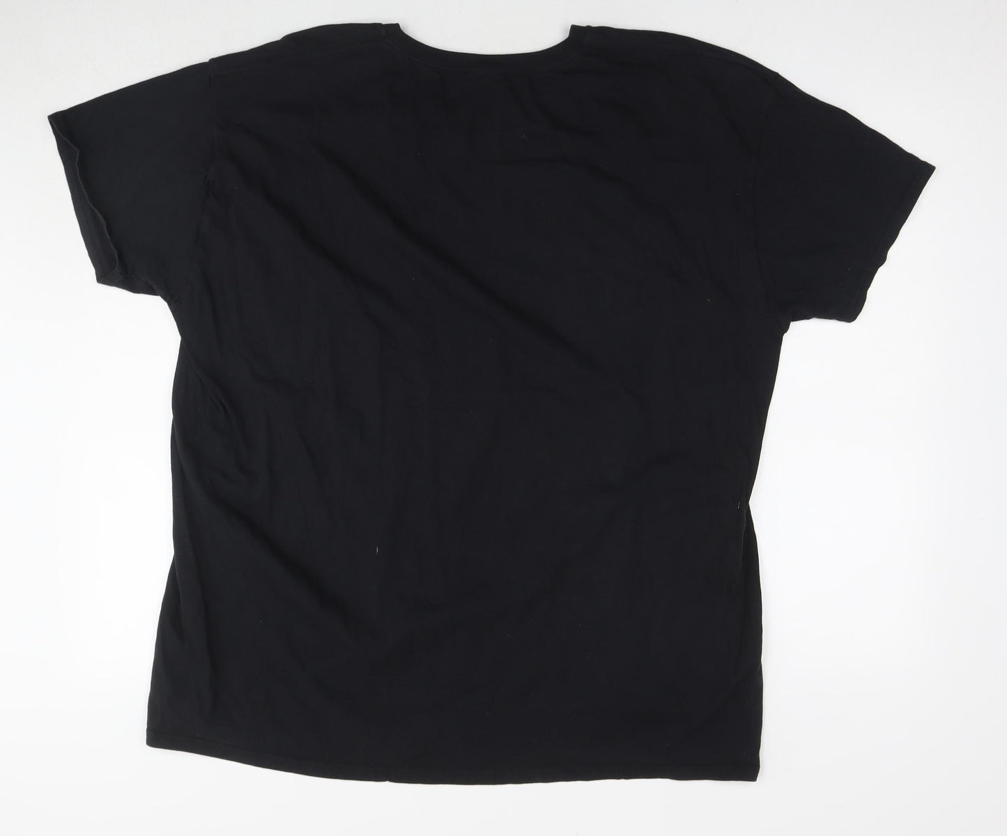 Star Wars Mens Black Cotton T-Shirt Size 3XL Round Neck - Legendary The Child Mandalorian