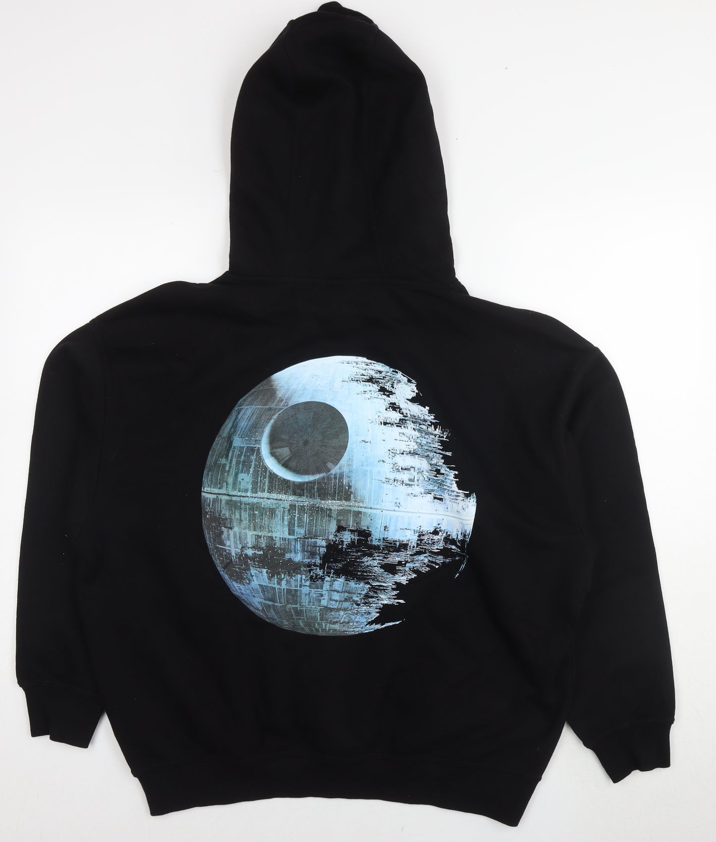 Star Wars Mens Black Cotton Pullover Hoodie Size M - Star Wars