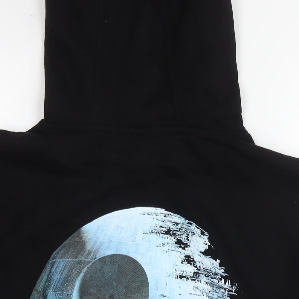 Star Wars Mens Black Cotton Pullover Hoodie Size M - Star Wars