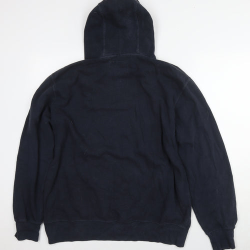 Life & Glory Womens Blue Cotton Pullover Hoodie Size XL Pullover - Logo