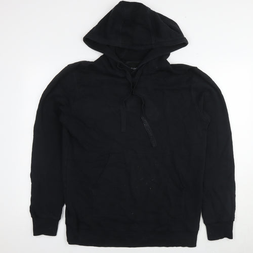 Blood Brother Mens Black Cotton Pullover Hoodie Size M - Logo