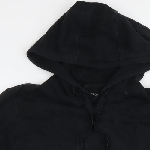 Blood Brother Mens Black Cotton Pullover Hoodie Size M - Logo