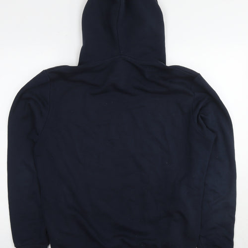 Indicore Mens Blue Cotton Pullover Hoodie Size M